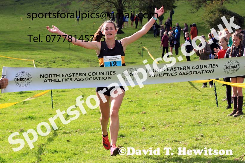 Senior and Masters Women, 2022 NECAA Cross Country Relays, Thornley Hall Farm, Peterlee, County Durham, October 15th. Photo: David T. Hewitson/Sports for All Pics